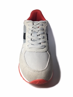 Diadora ICONA CUERO (ICONA) Gris Rojo - comprar online