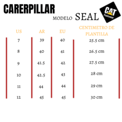 Caterpillar SEAL (RSEAL) Gris - tienda online