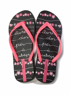 Ipanema (IPONLY) Negro Fucsia Flores - comprar online