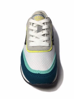 Atomik CASUAL JOGGER Z KIDS (JOGGZK) Blanco Petroleo - comprar online