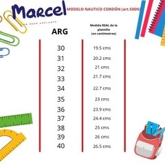 Marcel Náutico Art. 500k 500j Negro - tienda online