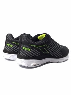 Diadora SLIDER 995136 Negro Verde - comprar online