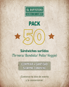 Pack 50 sándwiches