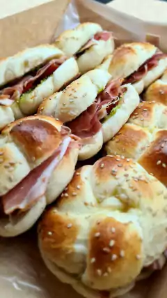 Pack x 9 rosetas jamón crudo, pesto y tomate confitado en internet