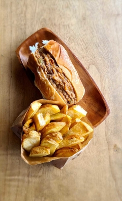 Sándwich + papas!