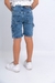 Bermuda jeans CARGO nevada - tienda online