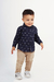 Pantalon chino satten AZUL - Popeye Kids