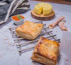 Pastel de jamon y queso