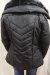 Campera de mujer en nylon con cuello en piel y capucha interna. - tienda online