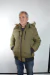 Campera de hombre en nylon con capucha con piel desmontable. - tienda online