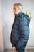 Campera de hombre en nylon con capucha con piel desmontable. - comprar online