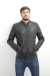 Campera de hombre en PU (ecológico) con abrigo fino .