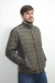 Campera de hombre en nylon con guata color craquelado.