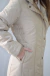 Campera de mujer larga con capucha en el cuello. - comprar online