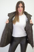 Imagen de Campera 3/4 de mujer con capucha desmontable.