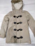 Campera de nena larga tipo montgomery con capucha fija. - comprar online