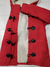 Campera de nena larga tipo montgomery con capucha fija. - tienda online
