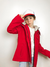 Campera de nena con interior de piel y capucha desmontable con cierre. en internet
