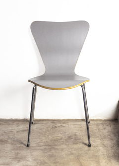 Silla Malmö CR Gris Plata