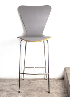 Banqueta Malmö Tall CR Gris Plata