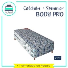 COLCHON + SOMMIER BODY PRO marca PIERO 190X80