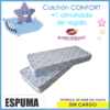 COLCHÓN CONFORT MARCA SUEÑO DORADO 180X070X14