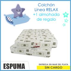 COLCHÓN LINEA RELAX MARCA SUEÑO DORADO 190X080X22