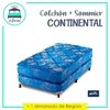 COLCHON CONTINENTAL + SOMMIER marca PIERO 190X1400X28