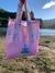 Tote bag Tu tiempo es hoy rosa en internet