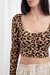 Top Verdita Estampada