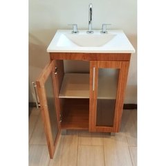 Vanitory 52cm De Ancho Color Miel Con 2 Puertas - comprar online