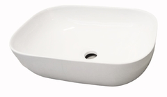Bacha de Apoyo Blanca de Loza de 46x33cm Porcelana Sanitaria - comprar online