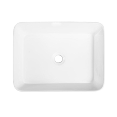 Bacha De Apoyo De Porcelana Blanca 47x37 Blade - comprar online