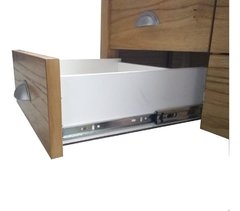 Vanitory tono miel 82cm x 38 4 cajones telescopicas fichero - Mundo Vanitory