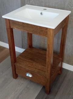 Vanitory 51 X 41 Cm Con Bacha De Loza, 1 Cajón - comprar online