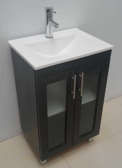 Vanitory 52 x 38cm Con 2 Puertas Color Wengue - Mundo Vanitory