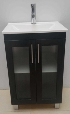 Imagen de Vanitory 52 x 38cm Con 2 Puertas Color Wengue