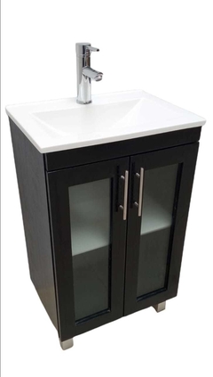 Vanitory 52 x 38cm Con 2 Puertas Color Wengue