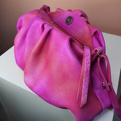 Imagem do Tiki Bag Pink Couro Tie Dye