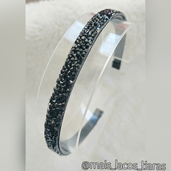 Tiara Strass Jet Preta