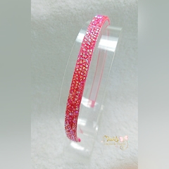 Tiara Strass Jet Pink