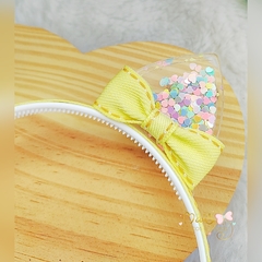 Tiara com orelhas de gato