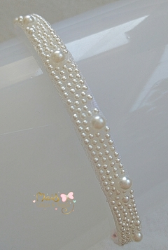 tiara de pérolas
