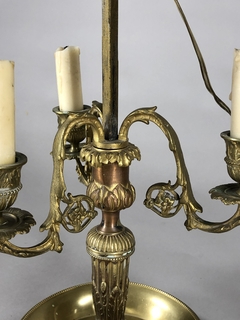 Bouillotte Francesa época Louis XVI bronce cincelado al oro mercurio - comprar online