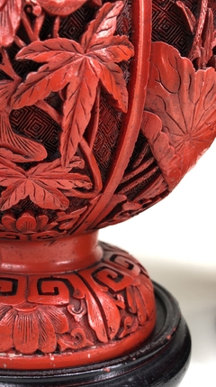 Vasos en Laca China colorada - comprar online