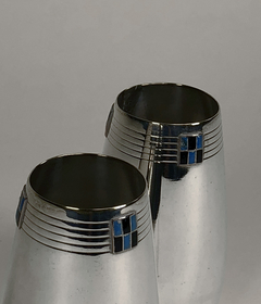Vasos Deco niquelados y esmaltados - Mayflower