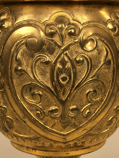 Jarra de bronce cincelado - Mayflower