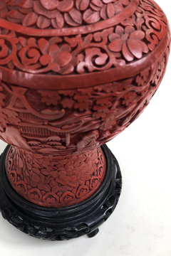 Vaso de Laca China colorada en internet