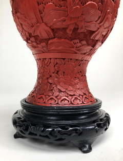 Vaso de Laca China colorada - Mayflower