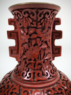 Vaso de laca China colorada - comprar online